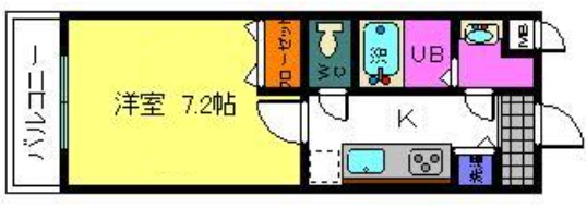 神戸市須磨区磯馴町(JR山陽本線須磨海浜公園駅)のマンション賃貸物件 間取画像