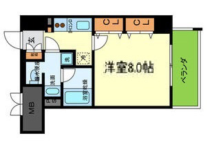 神戸市東灘区田中町(JR東海道本線(近畿)摂津本山駅)のマンション賃貸物件 間取画像