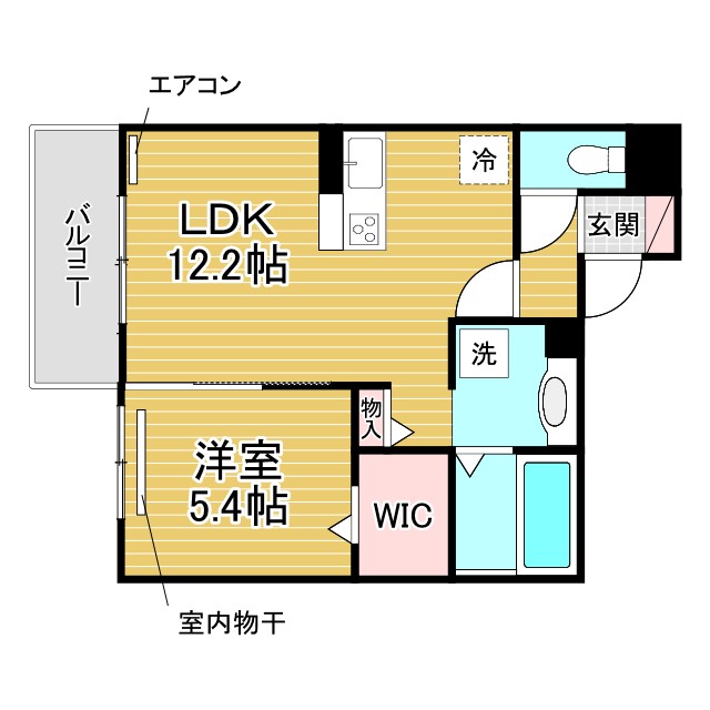 神戸市灘区中郷町(JR東海道本線(近畿)六甲道駅)のアパート賃貸物件 間取画像