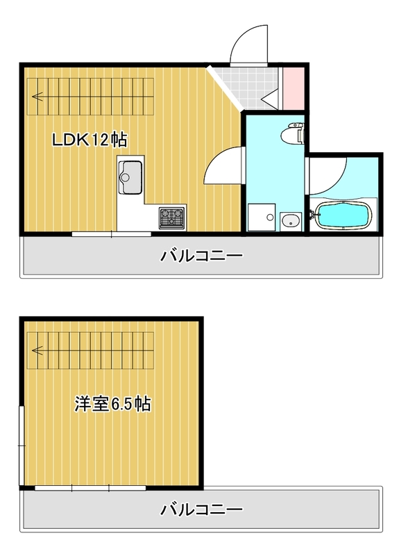 神戸市東灘区甲南町(JR東海道本線(近畿)住吉駅)のマンション賃貸物件 間取画像