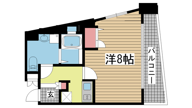 神戸市灘区岸地通(JR東海道本線(近畿)摩耶駅)のマンション賃貸物件 間取画像