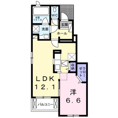 神戸市西区池上(神戸市営地下鉄線伊川谷駅)のアパート賃貸物件 間取画像