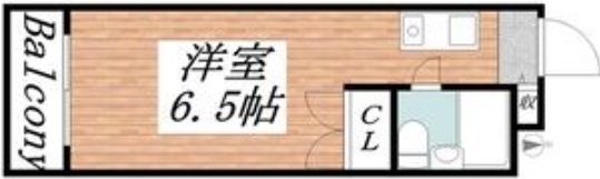 神戸市灘区岩屋中町(JR東海道本線(近畿)灘駅)のマンション賃貸物件 間取画像