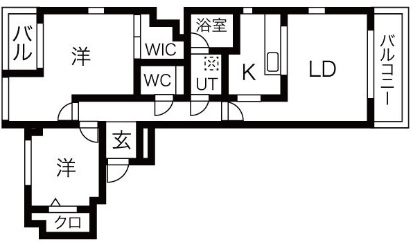 神戸市中央区元町通(JR東海道本線(近畿)元町駅)のマンション賃貸物件 間取画像