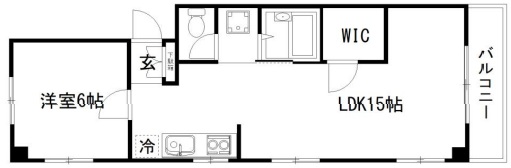 神戸市中央区御幸通(JR東海道本線(近畿)三ノ宮駅)のマンション賃貸物件 間取画像