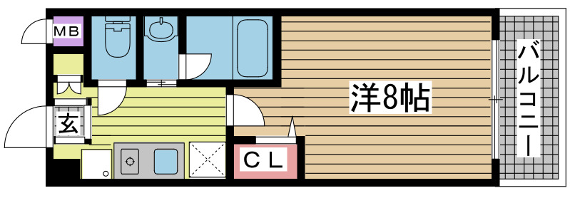 神戸市灘区六甲町(JR東海道本線(近畿)六甲道駅)のマンション賃貸物件 間取画像