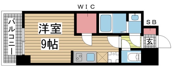 神戸市中央区花隈町(JR東海道本線(近畿)元町駅)のマンション賃貸物件 間取画像