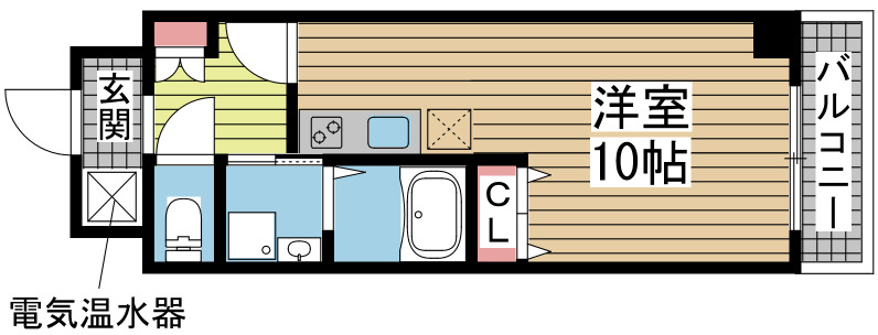 神戸市兵庫区福原町(JR東海道本線(近畿)神戸駅)のマンション賃貸物件 間取画像