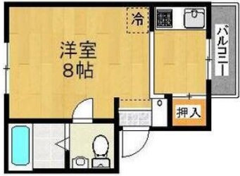 神戸市須磨区月見山本町(山陽電鉄線月見山駅)のアパート賃貸物件 間取画像