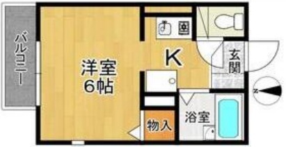 神戸市須磨区北町(山陽電鉄線月見山駅)のマンション賃貸物件 間取画像