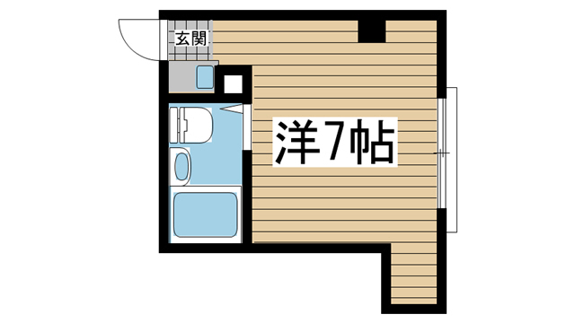 神戸市中央区北野町(JR東海道本線(近畿)三ノ宮駅)のマンション賃貸物件 間取画像