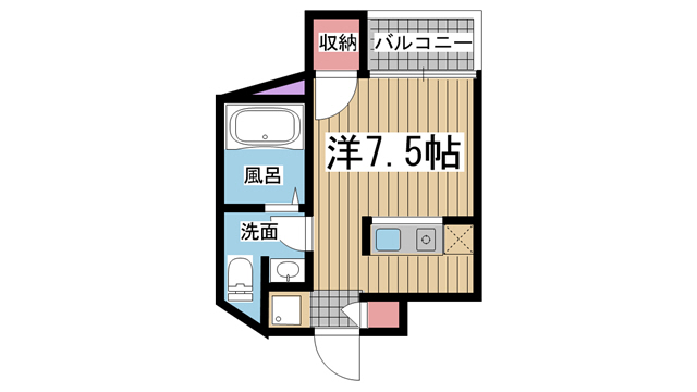 神戸市灘区六甲台町(阪急神戸線六甲駅)のマンション賃貸物件 間取画像