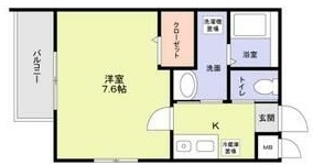 神戸市兵庫区東出町(JR東海道本線(近畿)神戸駅)のアパート賃貸物件 間取画像