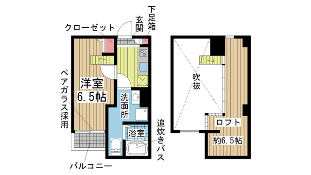 神戸市長田区野田町(神戸市営地下鉄海岸線駒ヶ林駅)のアパート賃貸物件 間取画像