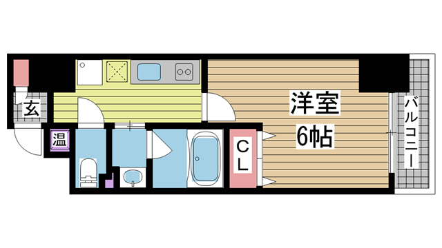 神戸市中央区相生町(JR東海道本線(近畿)神戸駅)のマンション賃貸物件 間取画像