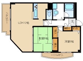 神戸市東灘区西岡本(JR東海道本線(近畿)住吉駅)のマンション賃貸物件 間取画像
