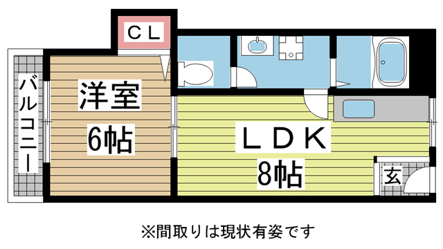 神戸市北区鈴蘭台西町(神戸電鉄粟生線鈴蘭台西口駅)のマンション賃貸物件 間取画像