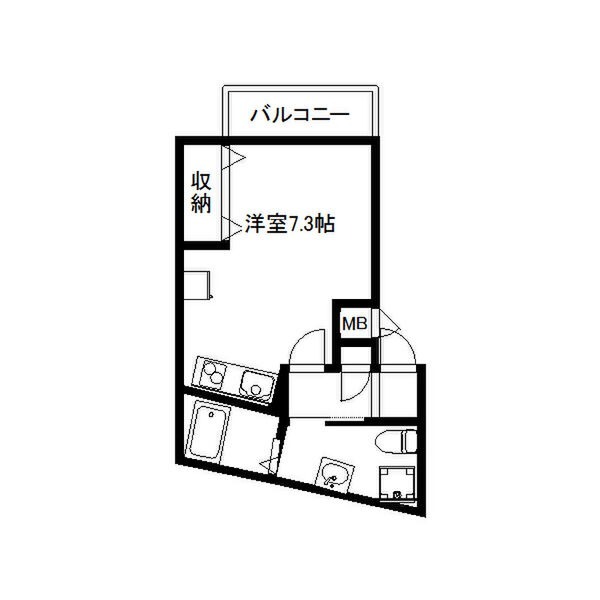 神戸市垂水区塩屋町(山陽電鉄線山陽塩屋駅)のアパート賃貸物件 間取画像