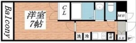 神戸市須磨区千守町(山陽電鉄線山陽須磨駅)のマンション賃貸物件 間取画像