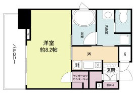 神戸市中央区栄町通(神戸市営地下鉄海岸線みなと元町駅)のマンション賃貸物件 間取画像