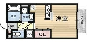 神戸市灘区下河原通(JR東海道本線(近畿)六甲道駅)のアパート賃貸物件 間取画像