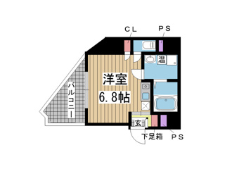 神戸市灘区岸地通(阪急神戸線王子公園駅)のマンション賃貸物件 間取画像