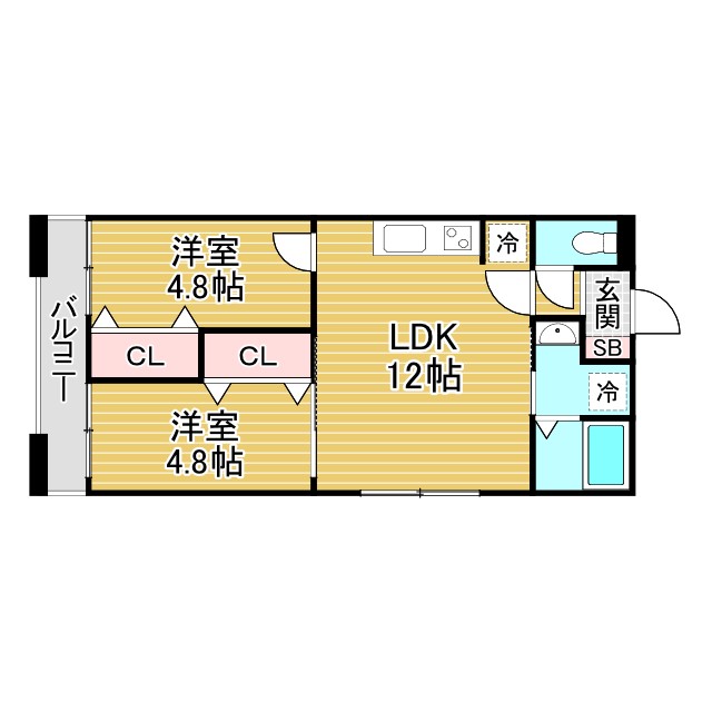神戸市垂水区平磯(山陽電鉄線東垂水駅)のアパート賃貸物件 間取画像