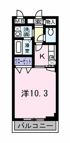 神戸市須磨区車(神戸市営地下鉄線妙法寺駅)のアパート賃貸物件 間取画像
