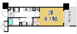 神戸市中央区加納町(JR東海道本線(近畿)三ノ宮駅)のマンション賃貸物件 間取画像