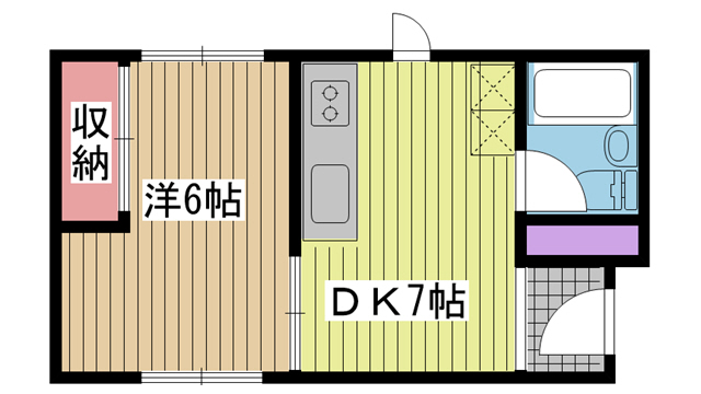 神戸市中央区山本通(JR東海道本線(近畿)三ノ宮駅)のマンション賃貸物件 間取画像