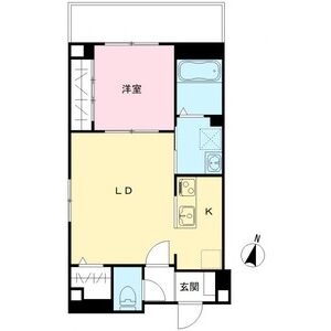 神戸市中央区花隈町(神戸市営地下鉄海岸線みなと元町駅)のマンション賃貸物件 間取画像