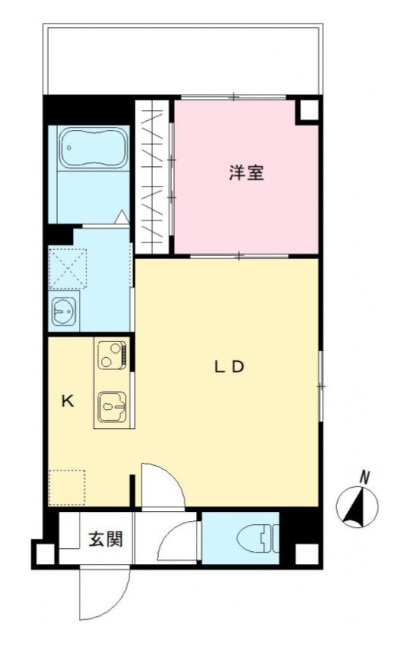神戸市中央区花隈町(神戸市営地下鉄海岸線みなと元町駅)のマンション賃貸物件 間取画像