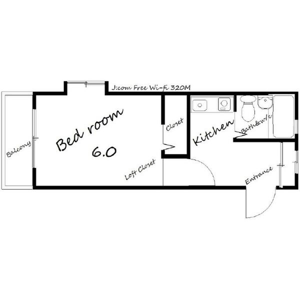神戸市須磨区大田町(山陽電鉄線板宿駅)のマンション賃貸物件 間取画像