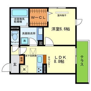 神戸市垂水区向陽(JR山陽本線垂水駅)のアパート賃貸物件 間取画像