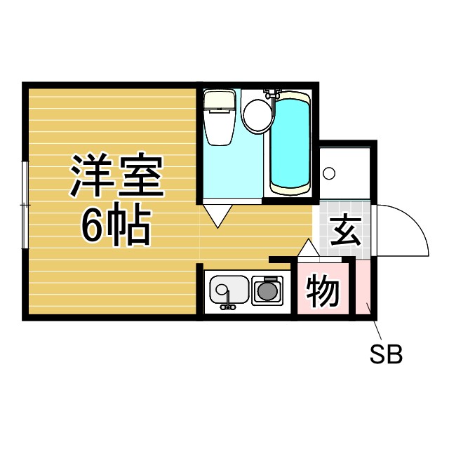 神戸市中央区山本通(神戸市営地下鉄線県庁前駅)のマンション賃貸物件 間取画像