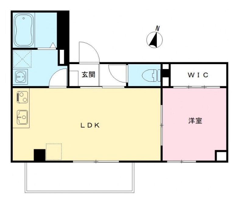 神戸市中央区花隈町(神戸市営地下鉄海岸線みなと元町駅)のマンション賃貸物件 間取画像