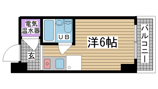神戸市中央区北長狭通(JR東海道本線(近畿)元町駅)のマンション賃貸物件 間取画像