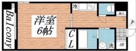 神戸市須磨区大黒町(神戸市営地下鉄線板宿駅)のマンション賃貸物件 間取画像