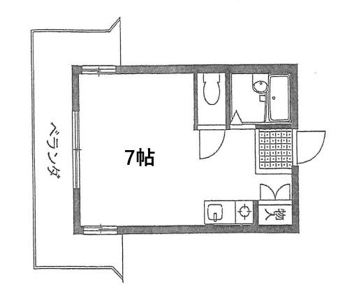 神戸市灘区篠原中町(阪急神戸線六甲駅)のマンション賃貸物件 間取画像