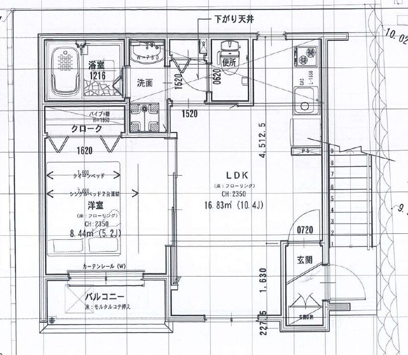 神戸市東灘区住吉東町(JR東海道本線(近畿)住吉駅)のアパート賃貸物件 間取画像