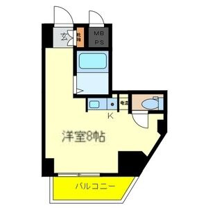 神戸市灘区城内通(JR東海道本線(近畿)灘駅)のマンション賃貸物件 間取画像