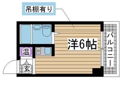 神戸市中央区元町通(JR東海道本線(近畿)神戸駅)のマンション賃貸物件 間取画像