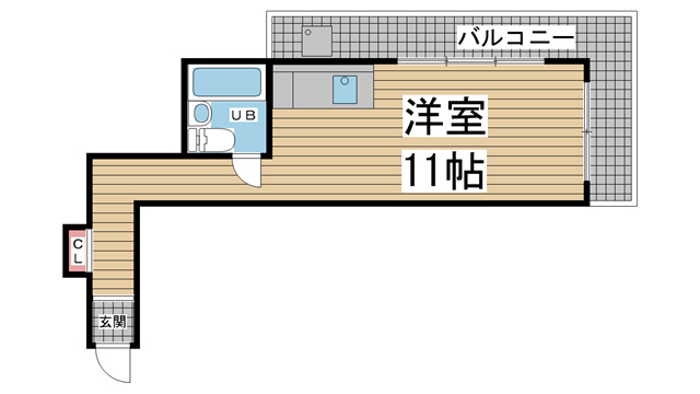 神戸市中央区山本通(JR東海道本線(近畿)三ノ宮駅)のマンション賃貸物件 間取画像