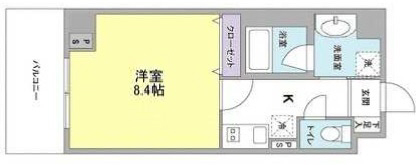 神戸市東灘区住吉本町(JR東海道本線(近畿)住吉駅)のマンション賃貸物件 間取画像