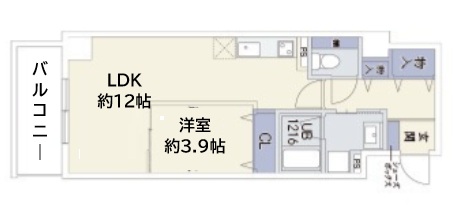 神戸市灘区灘南通(JR東海道本線(近畿)摩耶駅)のマンション賃貸物件 間取画像