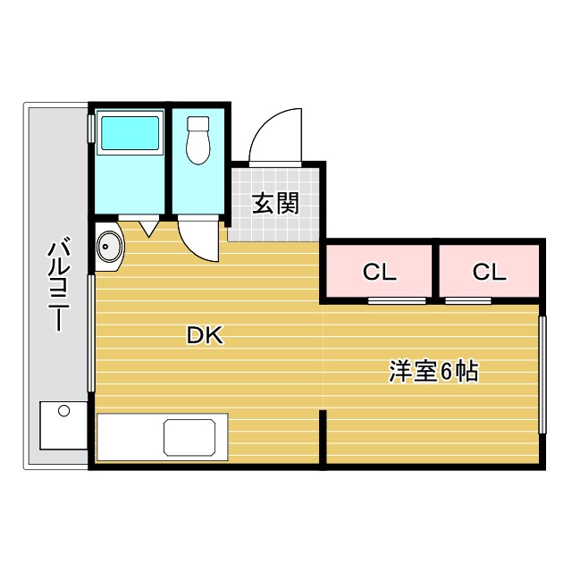 神戸市兵庫区塚本通(JR山陽本線兵庫駅)のマンション賃貸物件 間取画像