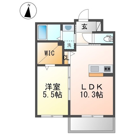 神戸市東灘区青木(阪神本線青木駅)のマンション賃貸物件 間取画像