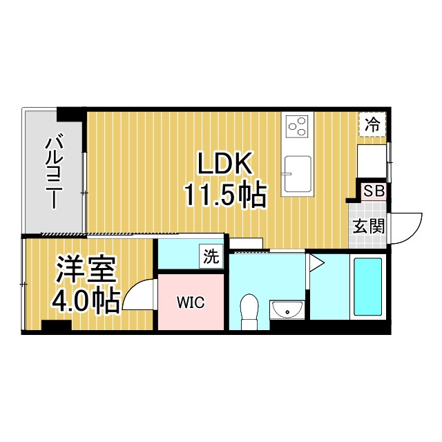 神戸市北区鈴蘭台東町(神戸電鉄有馬線鈴蘭台駅)のマンション賃貸物件 間取画像