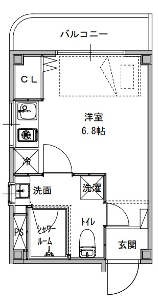神戸市垂水区城が山(山陽電鉄線滝の茶屋駅)のマンション賃貸物件 間取画像