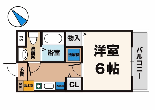 神戸市垂水区名谷町(神戸市営地下鉄線名谷駅)のマンション賃貸物件 間取画像